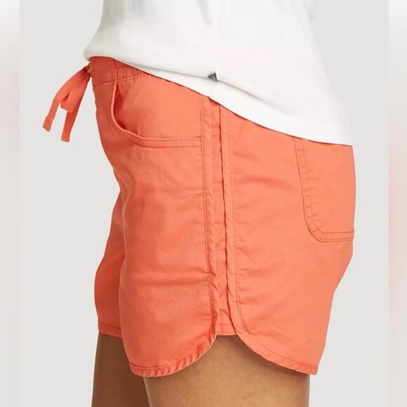 NWT EDDIE BAUER Women's Aspire Pull-On Dusty Coral Outdoor Shorts Sz 10 - Picture 2 of 16